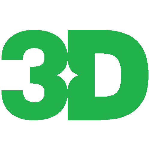 Логотип бренду 3D (USA)